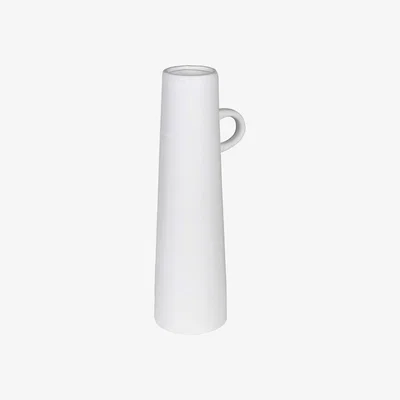 Barker and Stonehouse Tall White Cylinder Vase | Barker & Stonehouse