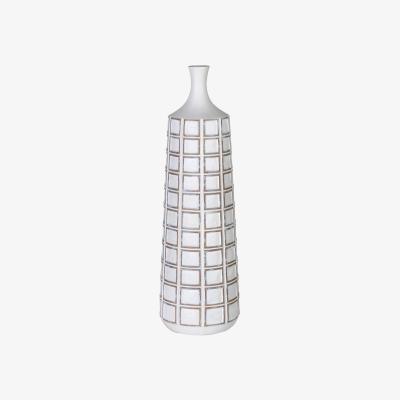 Barker and Stonehouse Squares Vase, White | Barker & Stonehouse