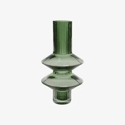 Barker and Stonehouse Emerald Low Tier Vase