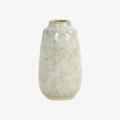 Barker and Stonehouse Green & White Glazed Ceramic Vase | Barker & Stonehouse