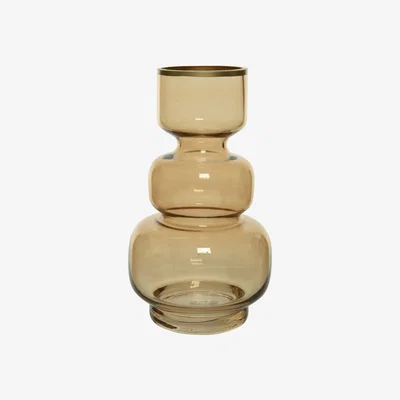 Barker and Stonehouse Golden Bubble Vase Glass | Barker & Stonehouse