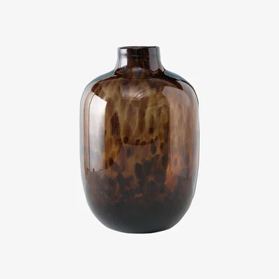 Barker and Stonehouse Leopard Glass Vase | Barker & Stonehouse