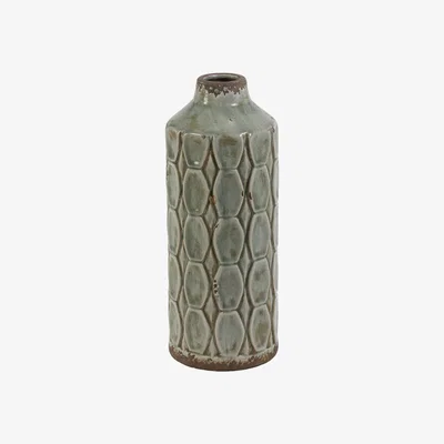 Barker and Stonehouse Small Textured Vase, Grey Ceramic | Barker & Stonehouse