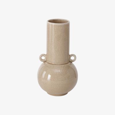 Barker and Stonehouse Crackle Stoneware Vase, Beige