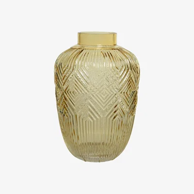 Barker and Stonehouse Deco Glass Vase | Barker & Stonehouse