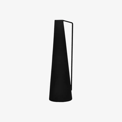 Barker and Stonehouse Black Metal Vase with Handle | Barker & Stonehouse