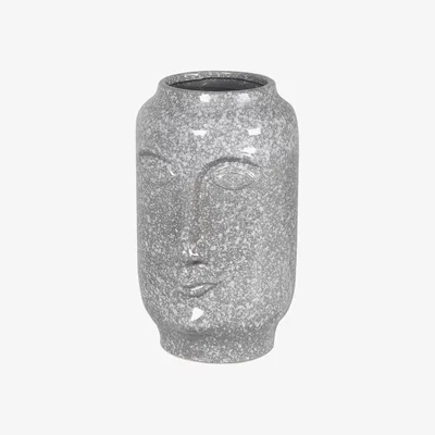 Barker and Stonehouse Grey Speckle Face Vase
