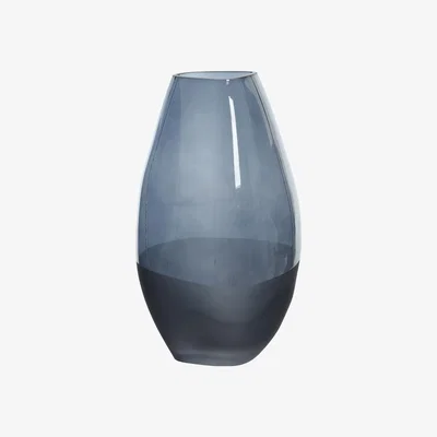 Barker and Stonehouse Frosted Blue Glass Vase | Barker & Stonehouse