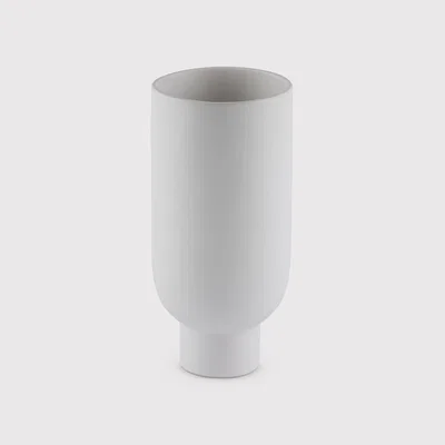 Barker and Stonehouse Tall White Stem Vase | Barker & Stonehouse