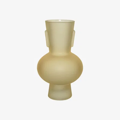 Barker and Stonehouse Gold Matt Glass Vase | Barker & Stonehouse
