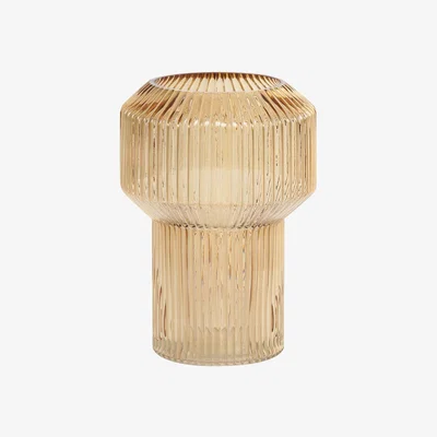 Barker and Stonehouse Amber Glass Vase, Brown | Barker & Stonehouse