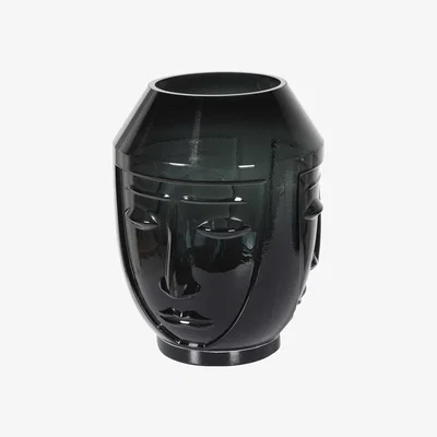 Barker and Stonehouse Face Vase Glass