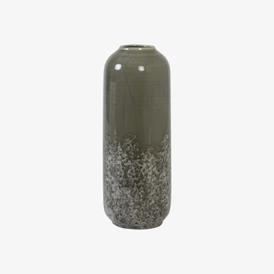Barker and Stonehouse Textured Vase, Grey Ceramic | Barker & Stonehouse