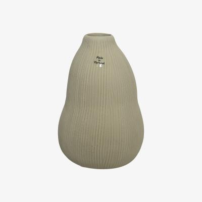 Barker and Stonehouse Misshapen Rounded Vase, Neutral | Barker & Stonehouse