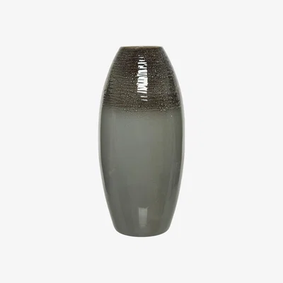 Barker and Stonehouse Anthracite Glazed Vase, Brown Earthernware | Barker & Stonehouse