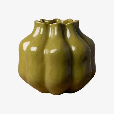 Barker and Stonehouse Green Ceramic Vase | Barker & Stonehouse