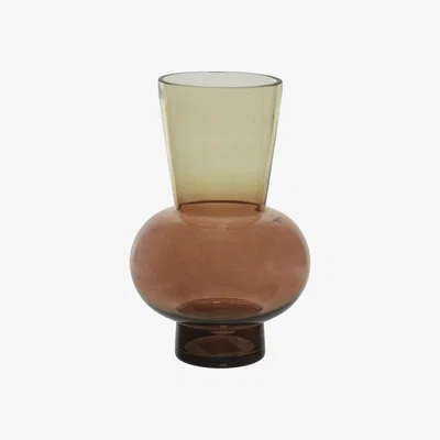 Barker and Stonehouse Amber Ombre Vase, Orange | Barker & Stonehouse