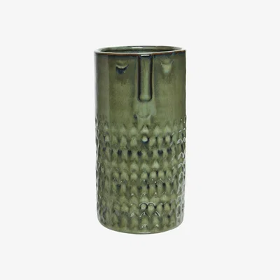Barker and Stonehouse Green Face Vase Stone | Barker & Stonehouse