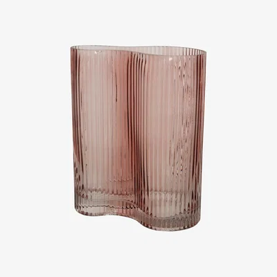 Barker and Stonehouse Pink Glass Vase | Barker & Stonehouse