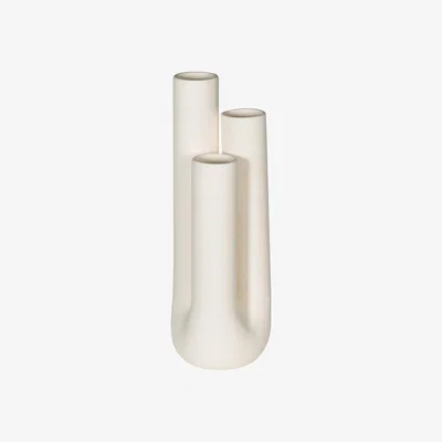 Barker and Stonehouse Multi Stem Vase, White | Barker & Stonehouse