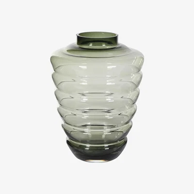 Barker and Stonehouse Smoked Hive Vase, Green