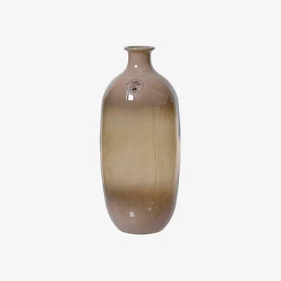 Barker and Stonehouse Natural Ombre Tall Vase, Neutral Glass | Barker & Stonehouse