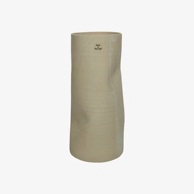 Barker and Stonehouse Misshapen Ceramic Vase, Neutral Earthernware | Barker & Stonehouse