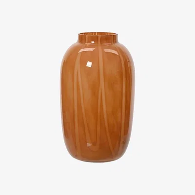 Barker and Stonehouse Orange Tall Glass Vase | Barker & Stonehouse