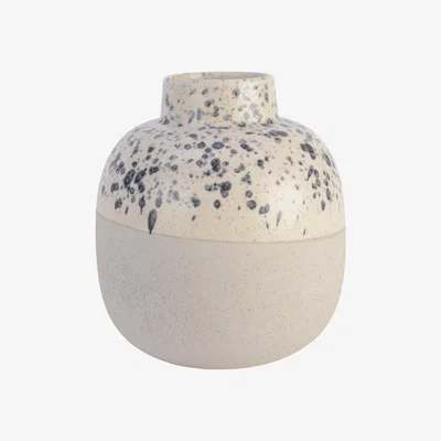 Barker and Stonehouse Medium Blue Mottled Vase | Barker & Stonehouse