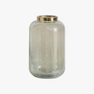 Barker and Stonehouse Small Lustre Vase Green