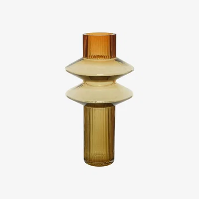 Barker and Stonehouse Citrine Tiered Vase