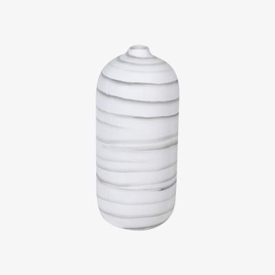Barker and Stonehouse White Stripe Vase Stoneware | Barker & Stonehouse