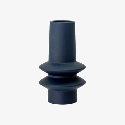 Barker and Stonehouse Navy Vase, Blue Stoneware | Barker & Stonehouse