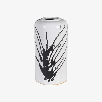Barker and Stonehouse Black Paint Vase Ceramic | Barker & Stonehouse
