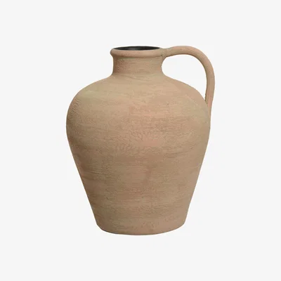 Barker and Stonehouse Terracotta Urn Vase, Pink | Barker & Stonehouse