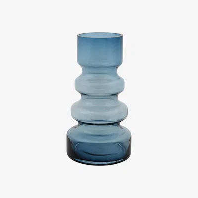 Barker and Stonehouse Blue Shaped Vase Glass | Barker & Stonehouse