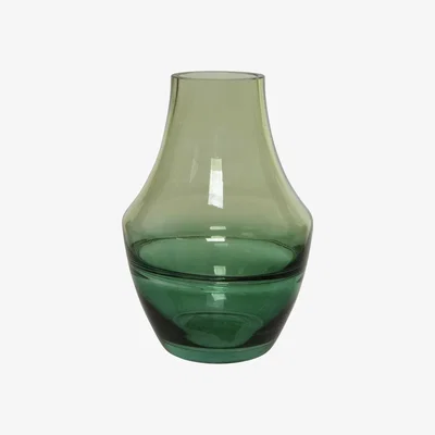 Barker and Stonehouse Ombre Green Vase Glass | Barker & Stonehouse