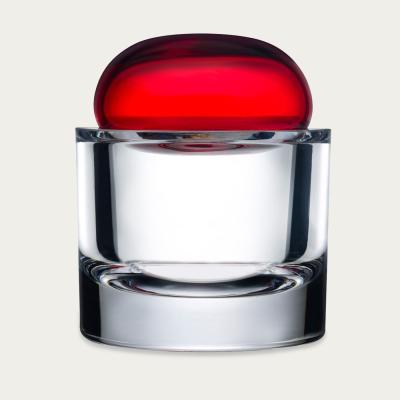 Bombinate.com Red Ecrin Lidded Vessel Small