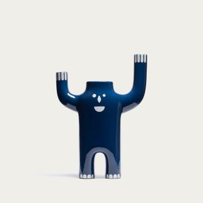 Bombinate.com Blue Happy Susto Vases - Small