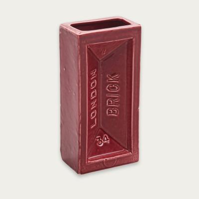 Bombinate.com Burgundy London Brick Vase