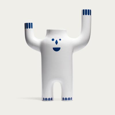 Bombinate.com White Happy Susto Vases - Large