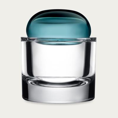 Bombinate.com Petroleum Green Ecrin Lidded Vessel Small
