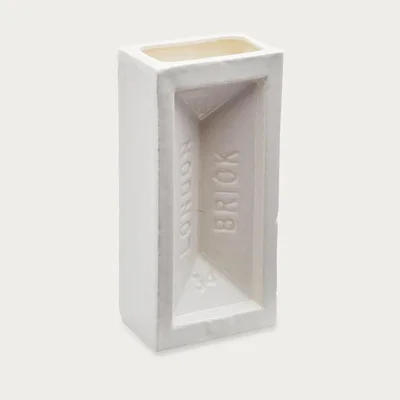 Bombinate.com White London Brick Vase