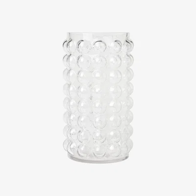 BHS.com Medium Bobble Glass Vase, Clear