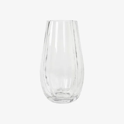 BHS.com Tulip Glass Vase, Clear