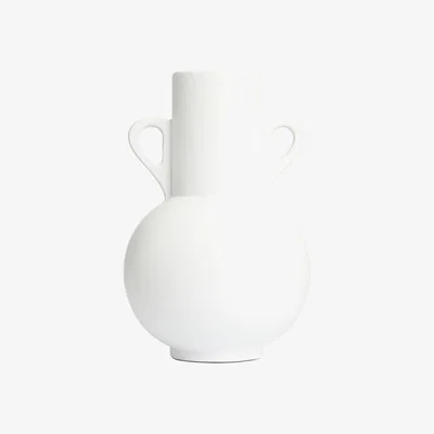 BHS.com Jug Ceramic Vase, White