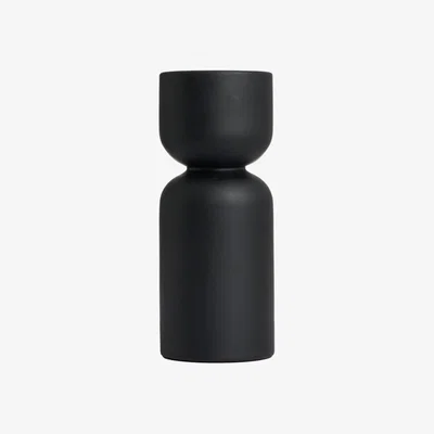 BHS.com Egg Cup Shape Ceramic Vase, Black