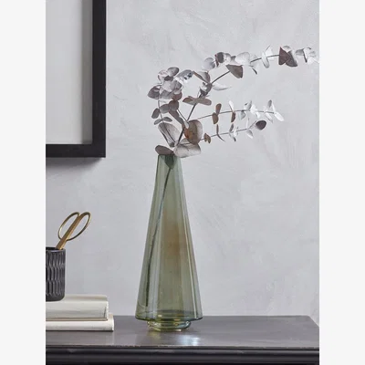Cox and Cox Tapered Vase - Lustre Glass