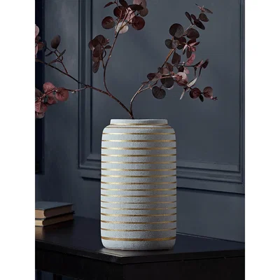 Cox and Cox Golden Stripe Tall Vase