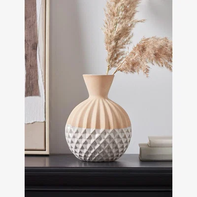 Cox and Cox Round Geometric Vase
